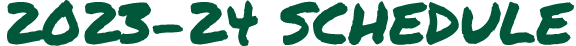 2023-24 schedule