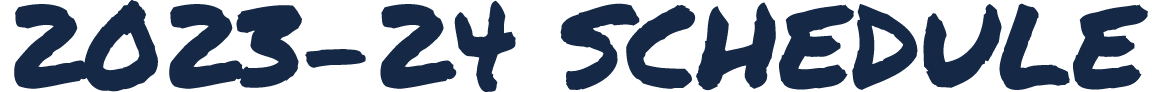 2023 24 schedule