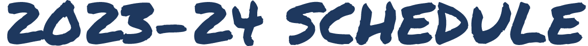 2023 24 schedule