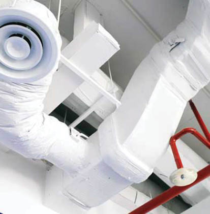 63125165 - technician is checking air conditioner