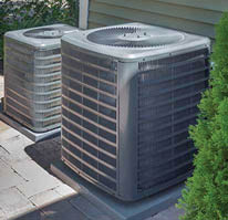 63125165 - technician is checking air conditioner