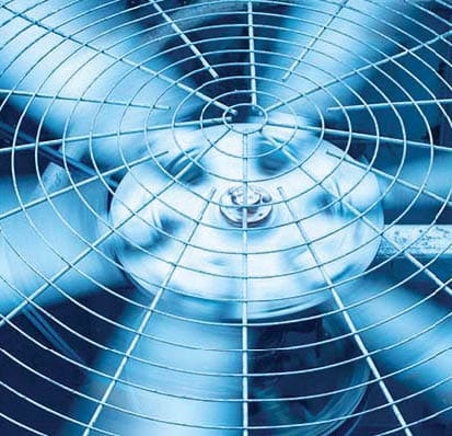 63125165 - technician is checking air conditioner