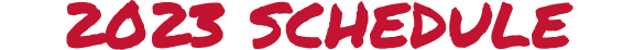 2023 schedule