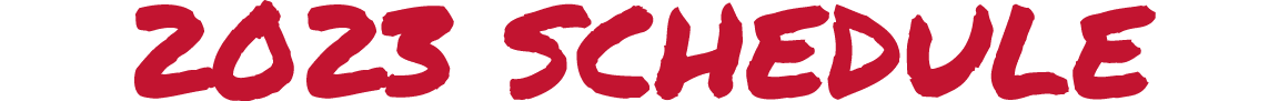 2023 schedule