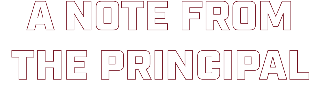 a note from the principal