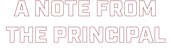 a note from the principal