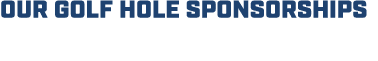 our golf hole sponsorships
