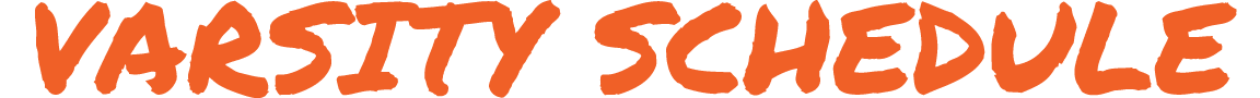 varsity schedule