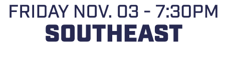friday nov. 03 7:30pm southeast