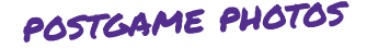 postgame photos