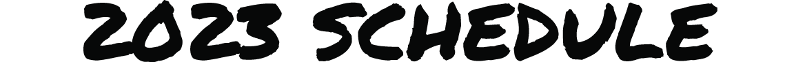 2023 schedule