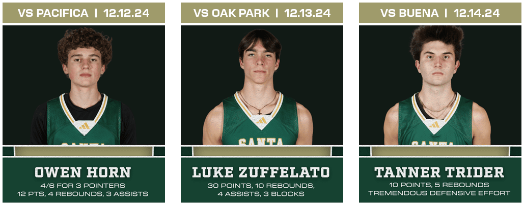 VS BUENA | 12.14.24,VS OAK PARK | 12.13.24,VS PACIFICA | 12.12.2