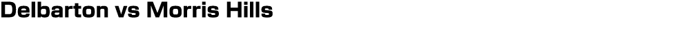 Delbarton vs Morris Hills