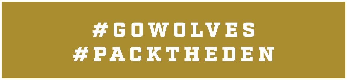 #GoWolves #PackTheDen