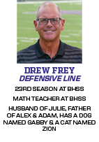 23RD SEASON AT BHSS MATH TEACHER AT BHSS HUSBAND OF JULIE, FATHER OF ALEX & ADAM, HAS A DOG NAMED GABBY & A CAT NAMED...