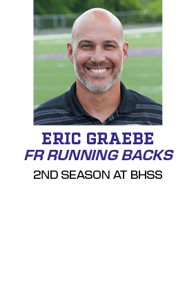 2ND SEASON AT BHSS ,FR RUNNING BACKS,ERIC GRAEB