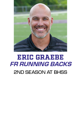 2ND SEASON AT BHSS ,FR RUNNING BACKS,ERIC GRAEB