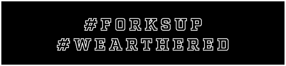 #ForksUp #WearTheRed