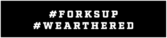 #ForksUp #WearTheRed