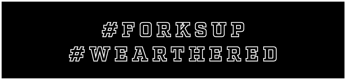 #ForksUp #WearTheRed