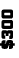 $300