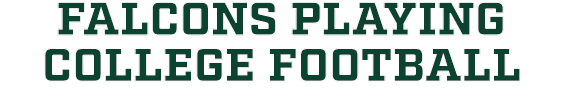 Falcons Playing College Football 