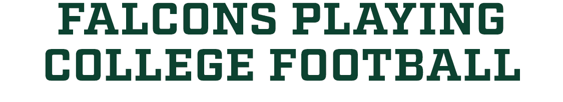 Falcons Playing College Football 