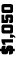 $1,050