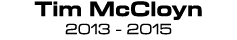 Tim McCloyn 2013 2015
