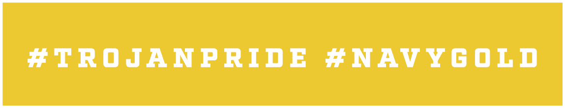 #trojanpride #navygold