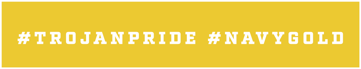 #trojanpride #navygold