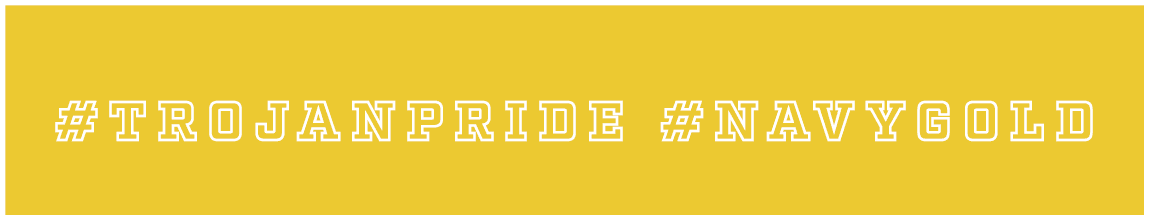 #trojanpride #navygold