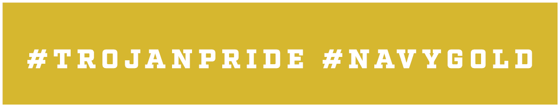 #trojanpride #navygold