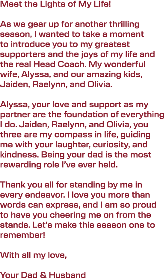 Meet the Lights of My Life! As we gear up for another thrilling season, I wanted to take a moment to introduce you to...