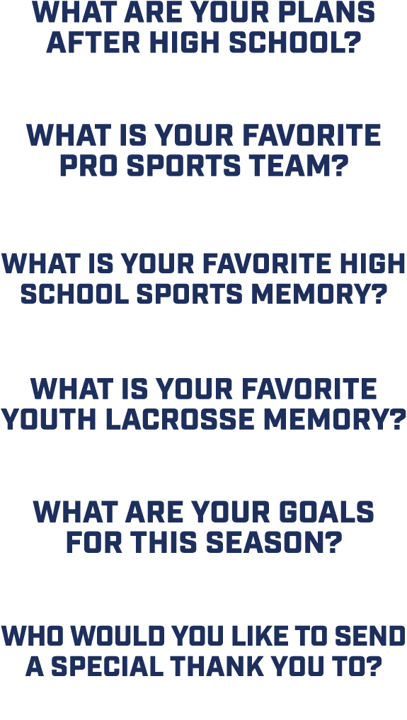 What are your plans after high school? “to go to college for zoology.” What is your favorite pro sports team? “seattl...
