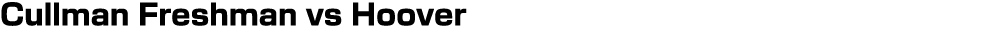 Cullman Freshman vs Hoover
