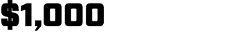 $1,000