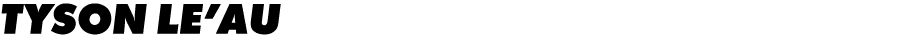 Tyson LE’AU