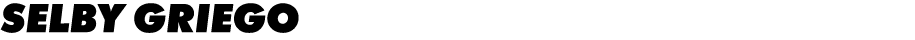 Selby Griego 