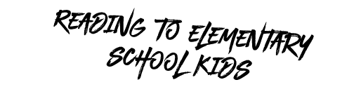 Reading to elementary school kids 